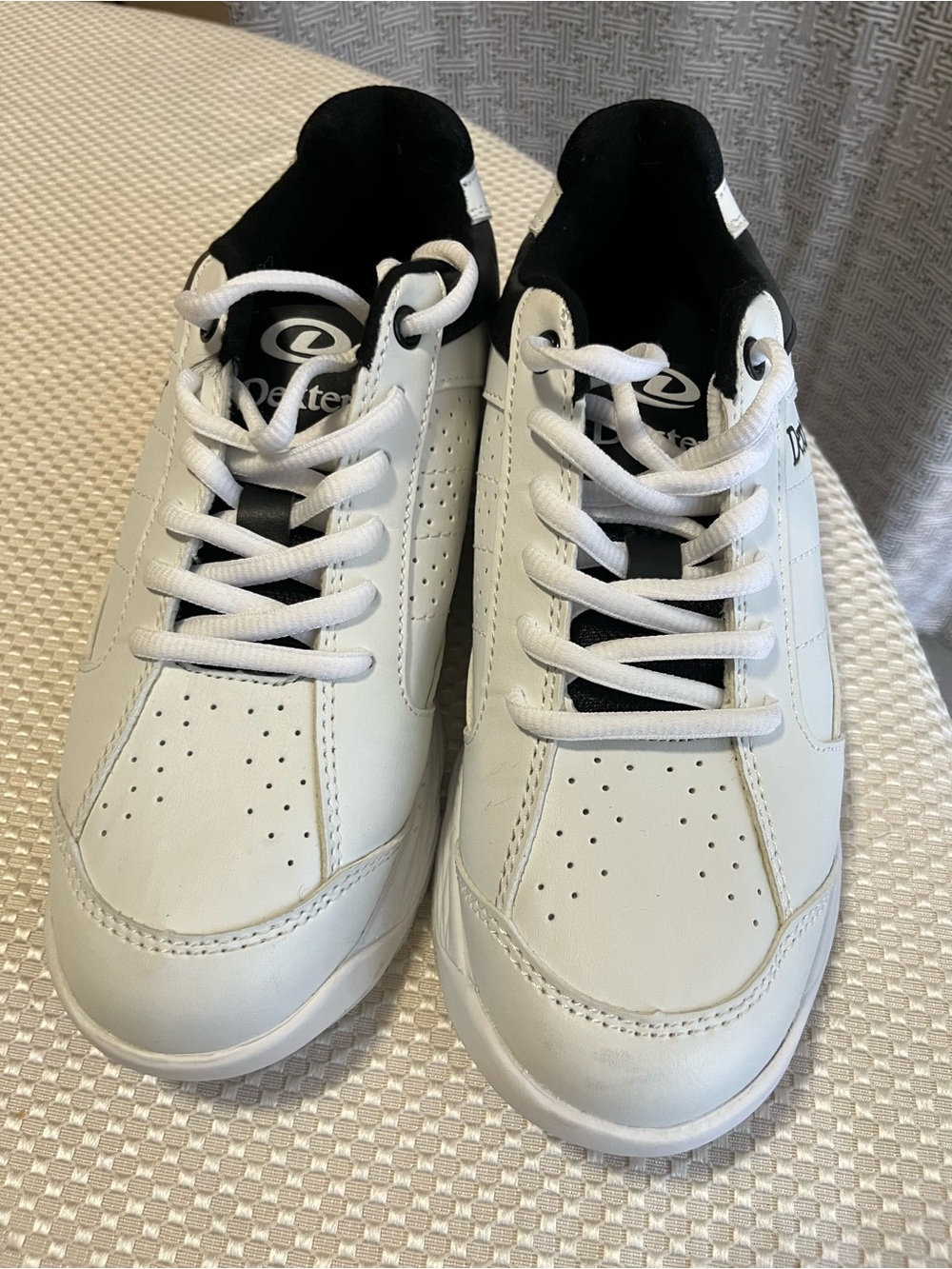 Dexter Ricky IV Mens White Bowling Shoes 6.5